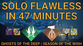 Solo Flawless Ghosts of the Deep in 47 Minutes on Titan | Season of the Wish (Destiny 2)