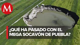Se cumplen dos años de la formación del socavón de Santa María Zacatepec en Puebla