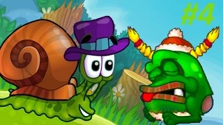 Детская игра про улитку Snail Bob 2 – ЗЛАЯ ЧЕРНАЯ УЛИТКА. Мультик игра для малышей! Часть #4