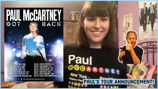 Paul McCartney’s Got Back Tour Announcement (Chat)