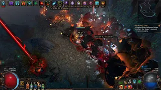 PoE Elementalist BV map clear with MF gear