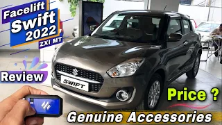 Swift 2022 ZXI MT 🔥Second Top Model Review and Accessories