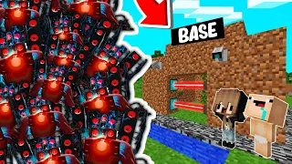 RETO DE LA BASE VS 1000000 TITAN SPEAKERMAN 🔊😰BASE DE NOOBSI Y BEBE NOOB VS TITAN SPEAKERMAN