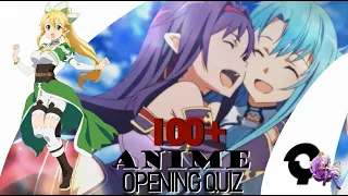 ANIME OPENING QUIZ | 100+ OPENINGS (Very Easy-Rage Quit)