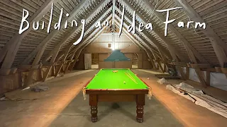 Building a 130 year old snooker table in a 100 year old cow barn