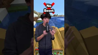 I tried No Reset Minecraft Speedruns