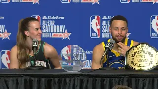 Stephen Curry & Sabrina Ionescu on Historic NBA All-Star 3-Point Challenge