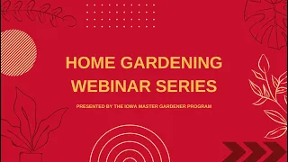 Home Gardening Webinar 2024: Seed Saving for the Home Gardener