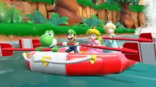 Super Mario Party River Survival Peach Rosalina Yoshi and Luigi