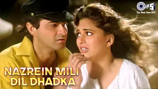 Nazrein Mili Dil Dhadka - Raja | Love You Raja | Alka Yagnik & Udit Narayan | Madhuri Dixit & Sanjay