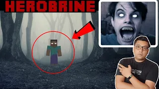 MINECRAFT में अगर ये दिख जाये तो दूर भाग जाना Mystery of HEROBRIEN in MINECRAFT Real scary story