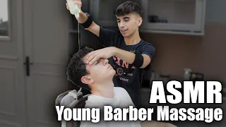 ASMR Young Turkish Barber Massage For Sleep Relief | ASMR Head