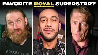 Superstars share their favorite “royal” competitors