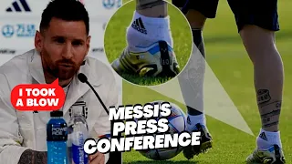 Messi’s Press Conference before Argentina vs Saudi Arabia