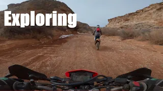 CRF 300 L off-road shakedown and exploring St George Utah - CRF300 - DRZ400