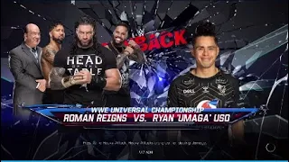 WWE2K22|Roman Reigns vs Ryan 'Umaga' Uso for WWE Universal championship