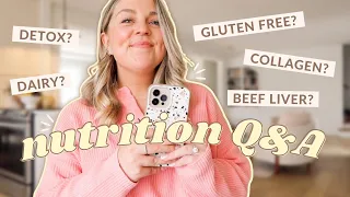 Nutritionist answers your questions! Gluten, detox, estrogen dominance, leaky gut | NUTRITION Q&A