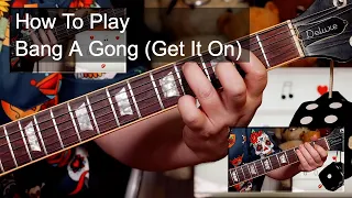 'Bang A Gong (Get It On)' Marc Bolan & T Rex Guitar & Bass Lesson