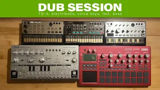 DUB SESSION / electribe 2 sampler, volca bass, keys, fm2, TD-3