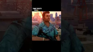 Evolution of Tommy Vercetti in GTA #shorts #gta