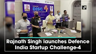 Rajnath Singh launches Defence India Startup Challenge-4