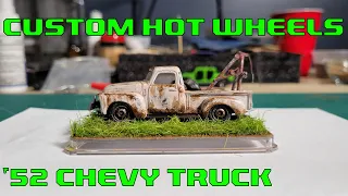 Custom Hot Wheels 52 Chevy Truck