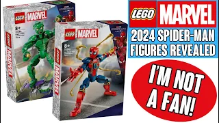 FIRST LOOK: 2024 LEGO Spider-Man and Green Goblin Construction Figures (I'M NOT A FAN!)