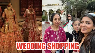 Shopping for my Wedding Outfits in India | Mom has been so emotional, she saw my wedding outfit!