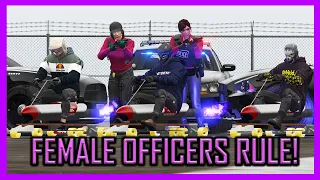 GTA 5 RP - FEMALE OFFICERS vs ROCKET SKATEBOARDS! | RedLineRP #92