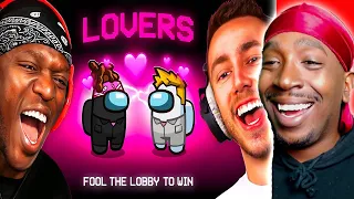 KSIMON IS BACK!! SIDEMEN AMONG US: LOVERS ROLE (REACTION)