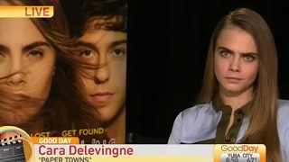 Cara Delevingne's AWKWARD Paper Towns Interview | What's Trending Now