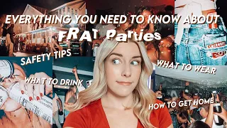 FRAT PARTIES 101 | Everything you NEED to know | Back to College | Basically Megan