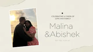 Malina & Abishek Wedding