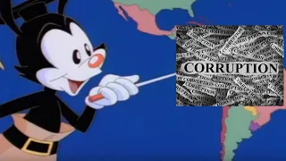 Yakko's World but the more CORRUPT a country is, the SLOWER it is said.