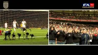 Fancam - Fan Highlights England vs Brazil 2-1 | FATV