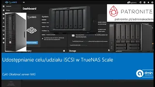 Udostępnianie celu/udziału iSCSI w TrueNAS Scale