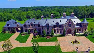 An Opulent Chateau-style Mega Mansion One Hour From New York City