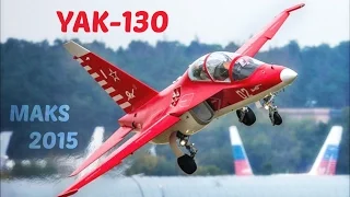 MAKS 2015 - YAK-130 with smoke trails - HD 50fps