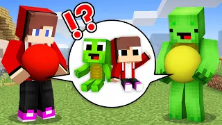 JJ and Mikey Got Pregnant with Babies in Minecraft Challenge Maizen