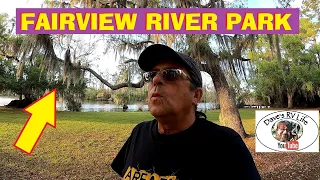 RV Camping One Night at Fairview-Riverside State Park in Madisonville Louisianna