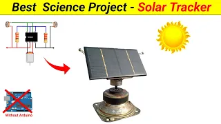 How to make Solar Tracker without Arduino || Simple Science Project || SKR Electronics Lab