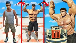 GTA 5 : Upgrading GAME THERAPIST Into THE STRONGEST MAN !! MALAYALAM