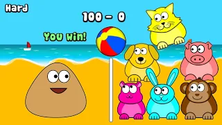 GANHEI DE TODOS OS PET NO BEACH VOLLEY POU