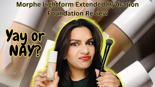 ***NEW MORPHE Lightform Extended Hydration Foundation Wear test & Review