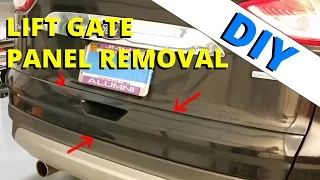 Lower Lift Gate Panel Removal for 2013 Ford Escape - HOW TO ESCAPE