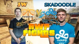 Fnatic JW vs C9 Skadoodle - AWP FIGHTS!