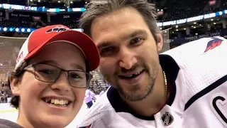 Alexander Ovechkin score Hattrick for his 13-Years-Old Fan.