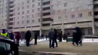 Авария на Богатырском проспекте.