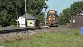 Chasing Wheeling & Lake Erie Train 430 from Lima To Dalton, OH 7/30/2023