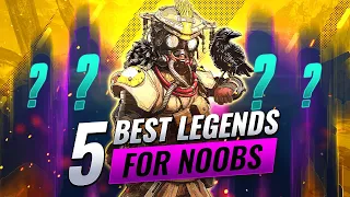 5 BEST LEGENDS FOR NOOBS! (Apex Legends Best Picks to Win Easily)